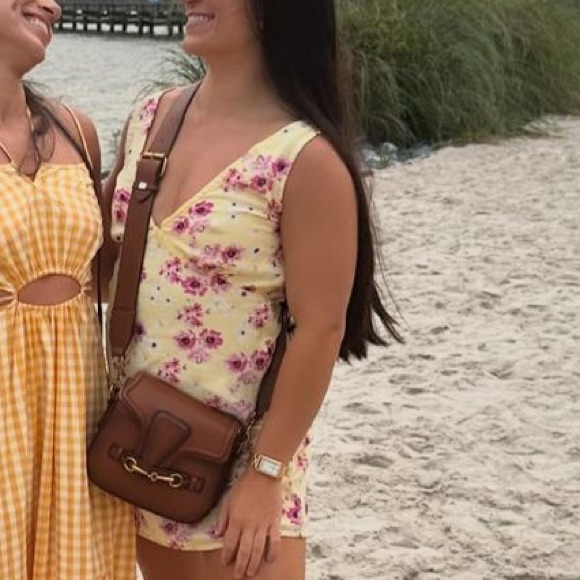 Princess Polly Nellie Mini Dress Yellow Floral - Picture 4 of 4